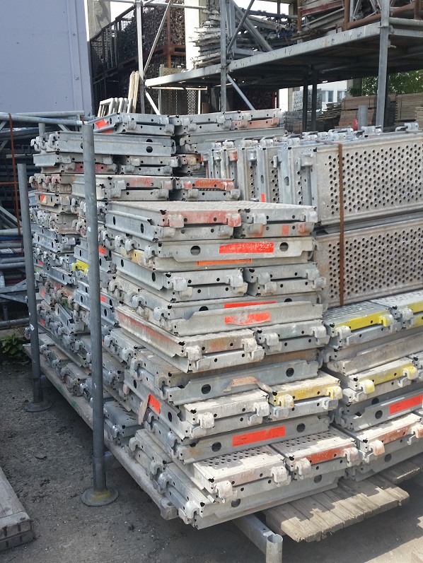 Gebrauchtes Gerüst – Beispielfoto aus dem Lager