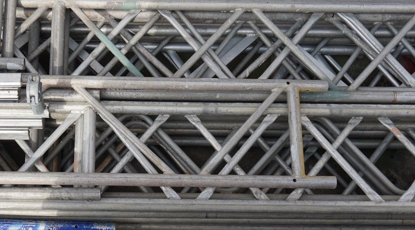 Gebrauchtes Gerüst – Beispielfoto aus dem Lager
