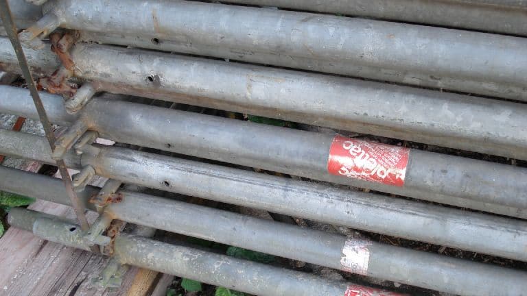 Gebrauchtes Gerüst – Beispielfoto aus dem Lager