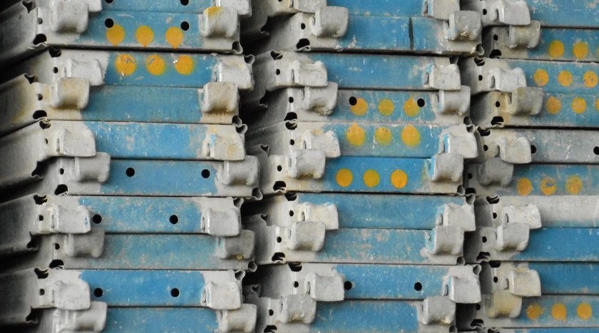 Gebrauchtes Gerüst – Beispielfoto aus dem Lager