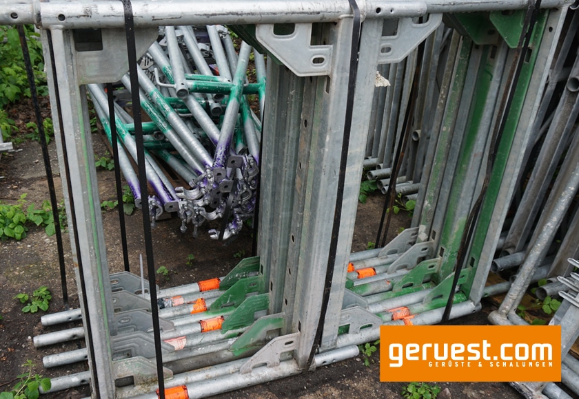 Gebrauchtes Gerüst – Beispielfoto aus dem Lager