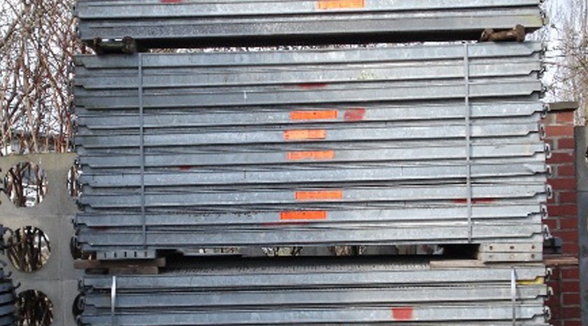 Gebrauchtes Gerüst – Beispielfoto aus dem Lager