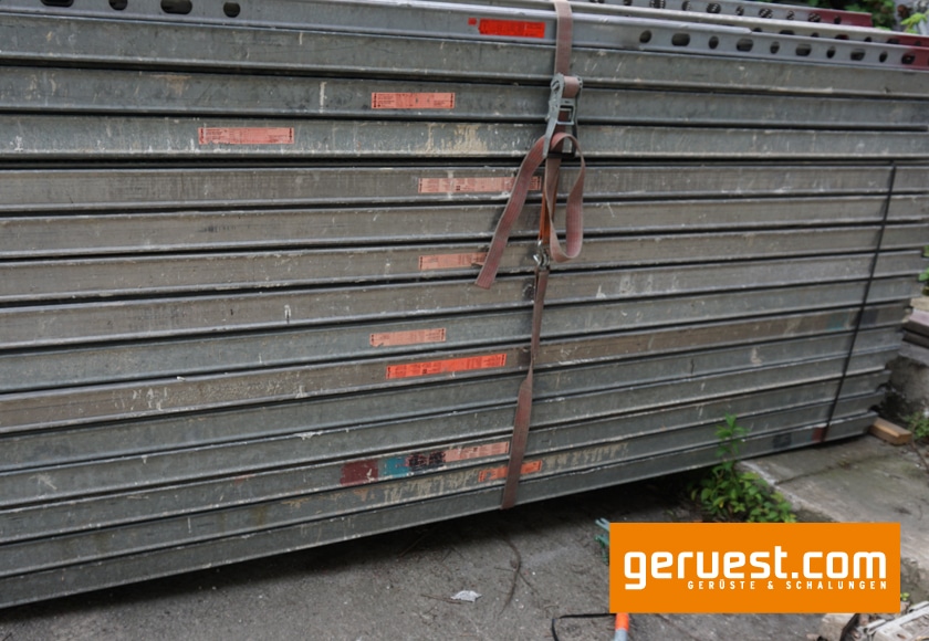 Gebrauchtes Gerüst – Beispielfoto aus dem Lager