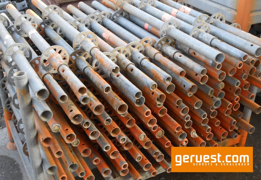 Gebrauchtes Gerüst – Beispielfoto aus dem Lager