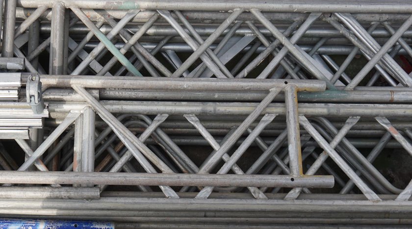 Gebrauchtes Gerüst – Beispielfoto aus dem Lager