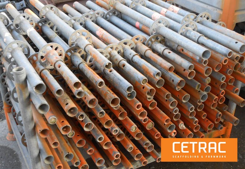Gebrauchtes Gerüst – Beispielfoto aus dem Lager
