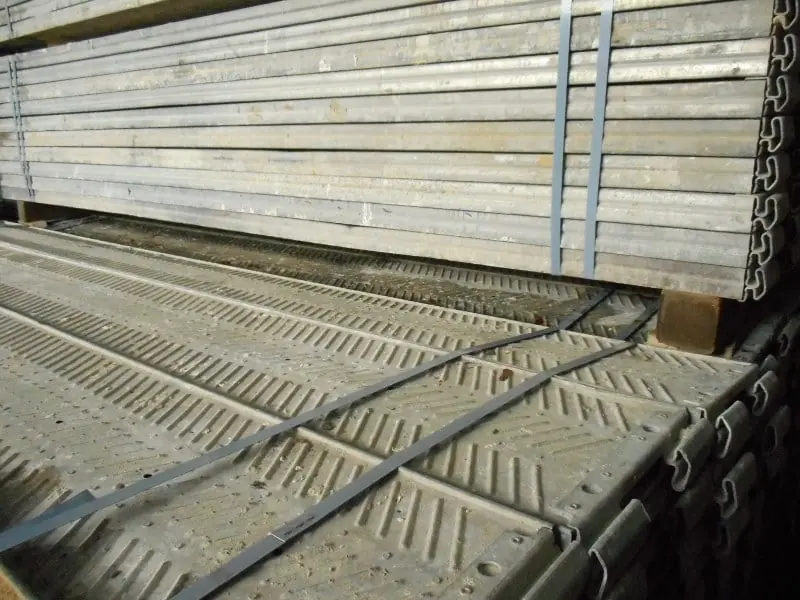 Gebrauchte Stahlhohlkastenbeläge